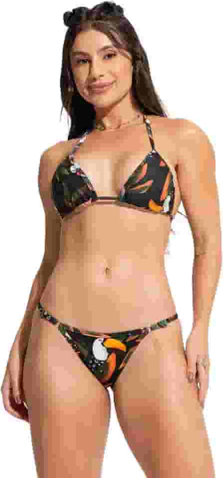 Biquíni Regulagem Fio Duplo Marquinha Fita Cortininha Mvs Modas