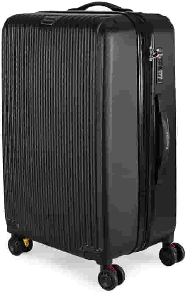 Mala Média 23Kg em ABS Com 4 Rodas 360 - AeroMalas Jeri (Preto)