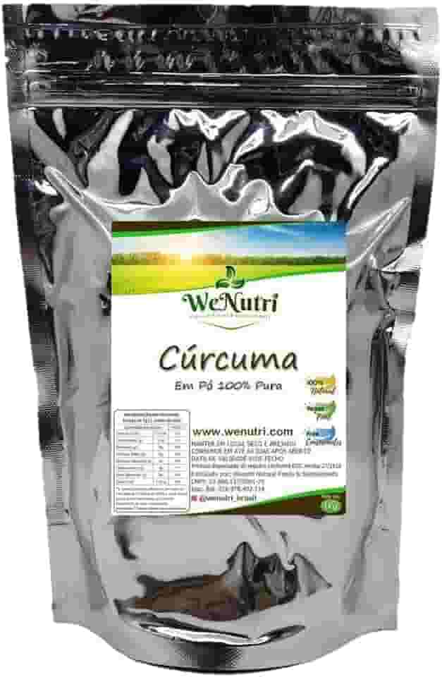 Açafrão Cúrcuma Pura Indiana (Curcumina) 1kg Wenutri