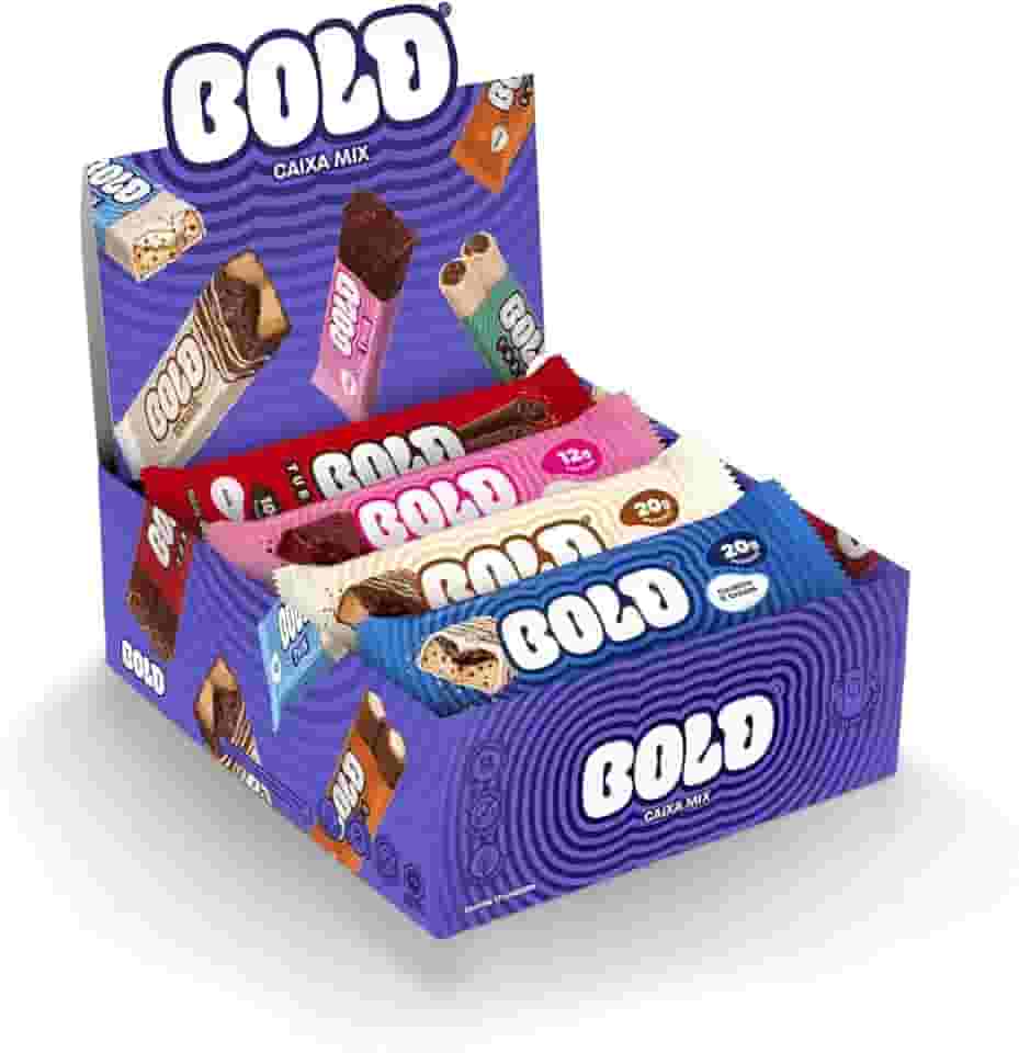 Barra de Proteína BOLD Snacks Caixa Mix - Caixa com 12 unidades