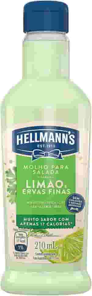 Hellmann´s Molho Para Salada Limão E Ervas Finas Squeeze 210Ml