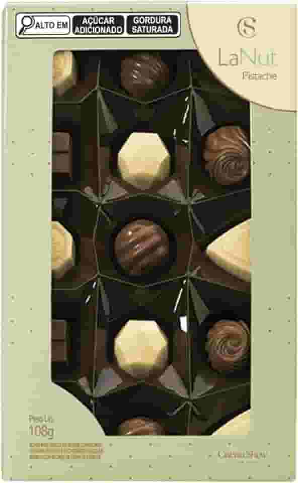 Caixa de Bombons LaNut Mini Show Pistache, 108g