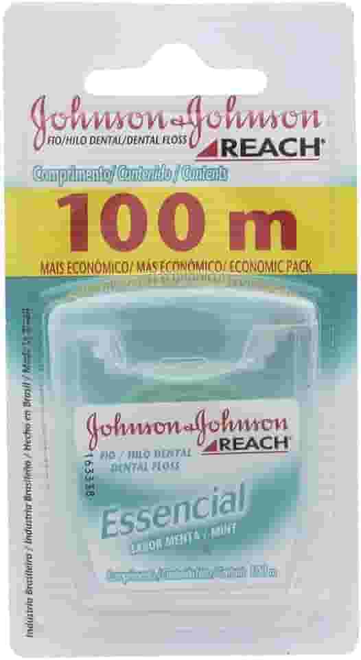Johnson's Reach Fio Dental Essencial Menta, 100m