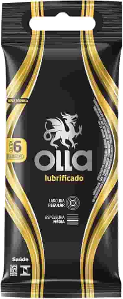Olla Preservativo Camisinha Lubrificado - 6 Unidades 6Un Pacote De 6