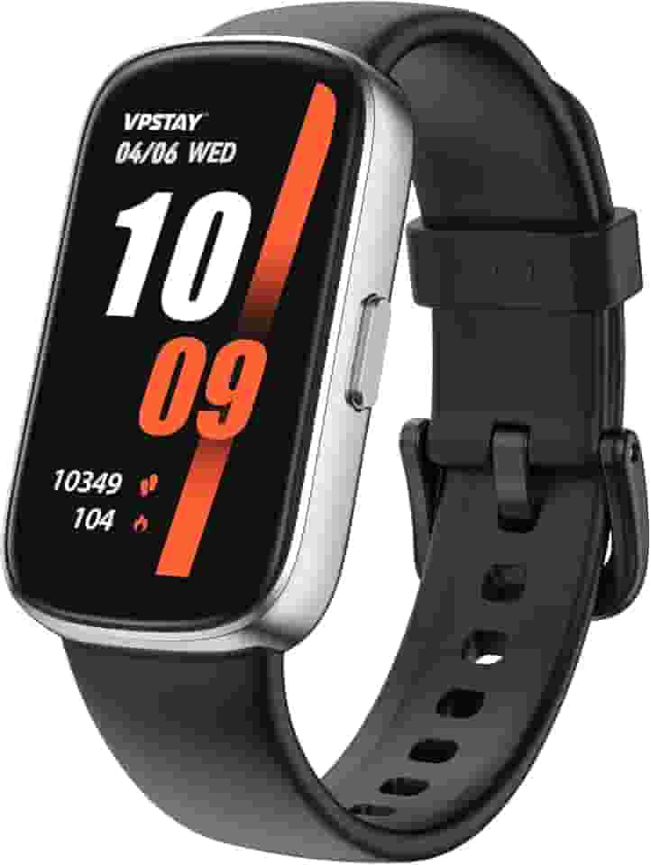 Smartwatch Inteligente 1.47" Tela Smart Band, Bateria de 7 Dias Pulseira Relógio, IP68 à Prova d‘Água Masculino Feminino Relogio, 100+ Modos Esporte, FB048