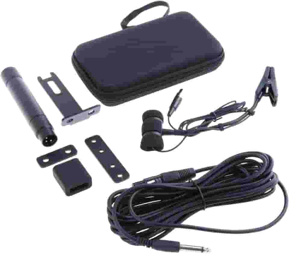 Dynwave Microfone de instrumento com fio, acessórios para instrumentos clipe resistente profissional no microfone para tocar desempenho de instrumentos, 4 Pinos para Cajon