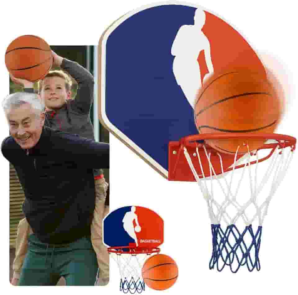 Cesta de Basquete Infantil com Tabela 35cm e Bola - Brinquedo para Crianças 3 4 5 6 7 8 Anos Menino e Menina - Desenvolve Coordenação e Concentração