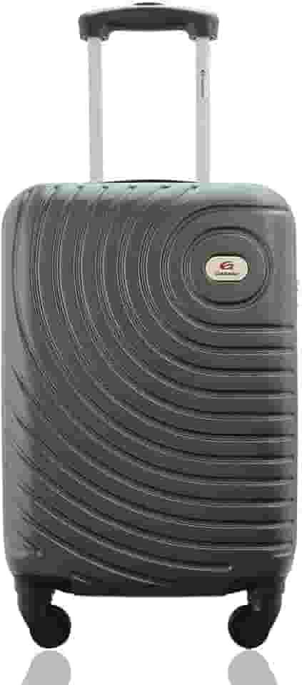 Mala de Bordo Viagem 10kg Rodas 360º Rígida ABS Cadeado Segredo Gladiador A7MB Cinza