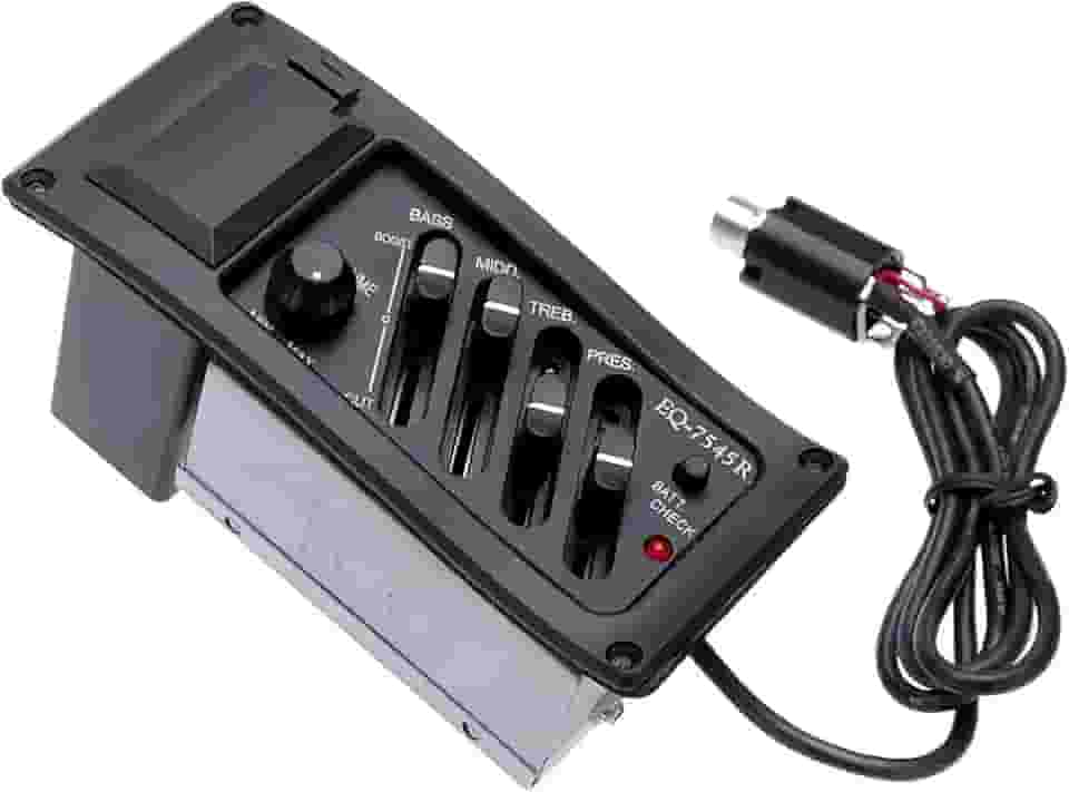 Captador para Violão Acústico, de Captação Avançado, Alta Sensibilidade, Visor de Tela, 4 Bandas