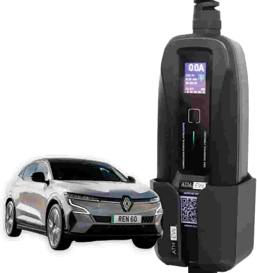 Carregador Portátil para Carro Renault Megane E-Tech | 7.2 kW T2 ATM Ultraflex
