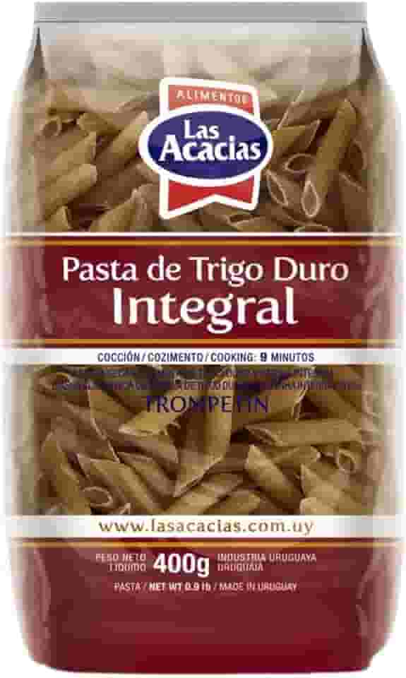 Macarrão de Sêmola de Trigo Durum Integral Penne Las Acacias 400g
