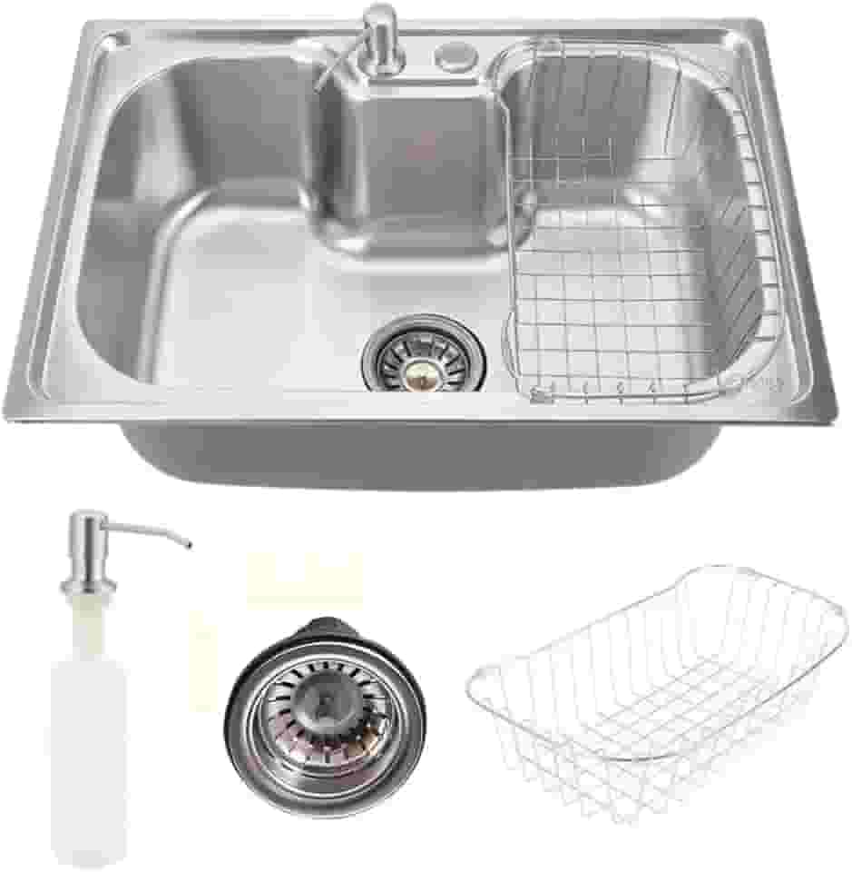 Cuba para Cozinha Aço Inox 304 Gourmet com Acessórios 60X42