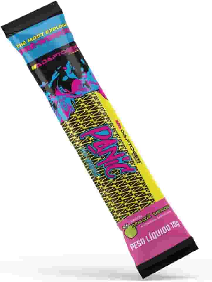 Pré Treino Panic Dose Único Formula Com Creatina Adaptogen - Sabor Maçã Verde