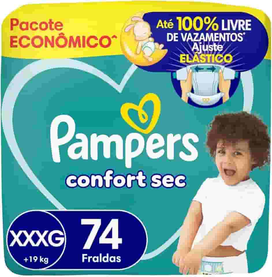 Pampers Confort Sec Fralda XXXG 74u