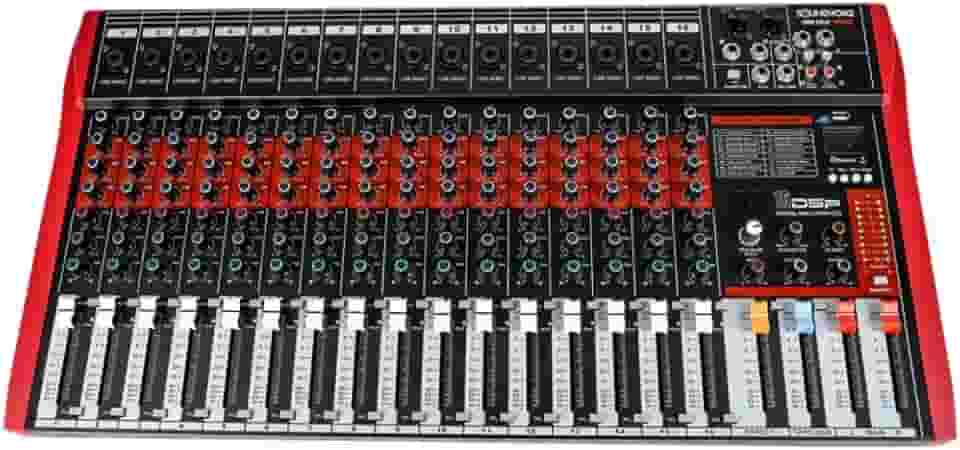 Mesa de Som 16 Canais Interface Soundvoice Mr162 Rubi C/bluetooth +efeitos