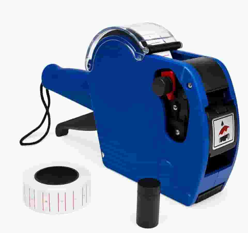 Etiquetadora Rotuladora de Preço Manual 8 Dígitos Diversos Caracteres Códigos Datas Fácil Manuseio Portátil Casa Buritis