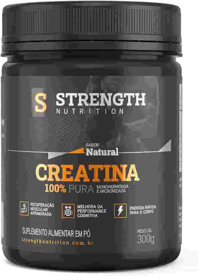 Creatina Monohidratada Micronizada 100% Pura Importada (Pote 300g)
