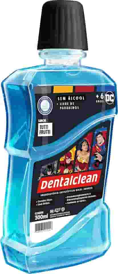 Dentalclean Antisséptico Bucal Infantil Zero Álcool 300ml, Heróis
