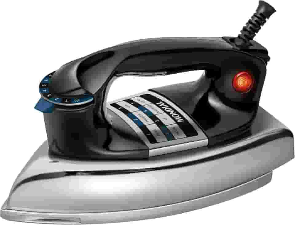 MONDIAL Ferro a Seco, Preto/Cromado, 1250W, 110V - FS-01-BI