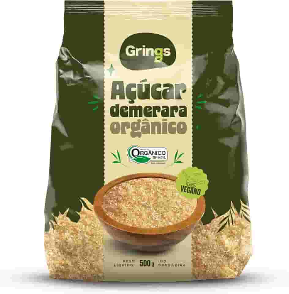 Grings Açúcar Demerara Dourado Orgânico 500G
