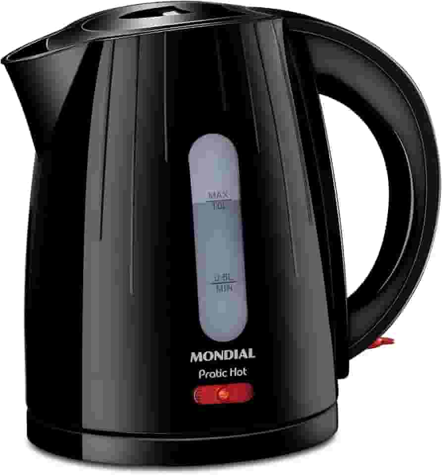 Chaleira Elétrica Pratic Hot, Mondial, Preto, 1200W, 110V - CE-07