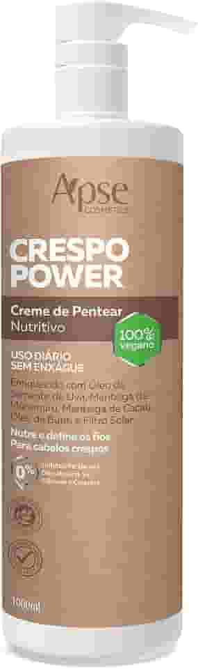 Creme de Pentear Nutritivo Crespo Power 1000Ml, Apse Cosmetics