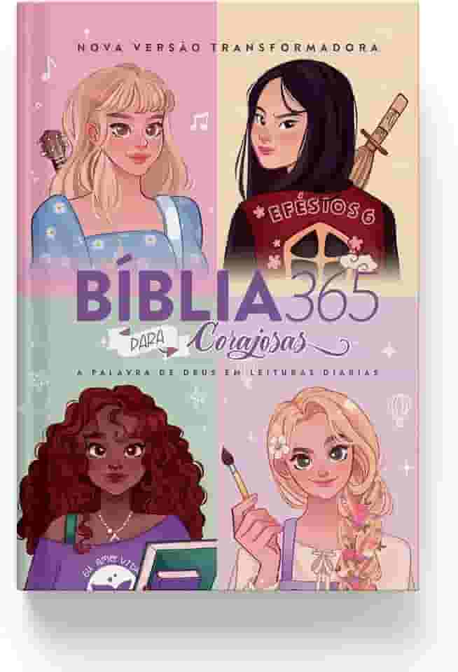 Bíblia 365 NVT para Corajosas 2 (capa dura): Nova Versão Transformadora