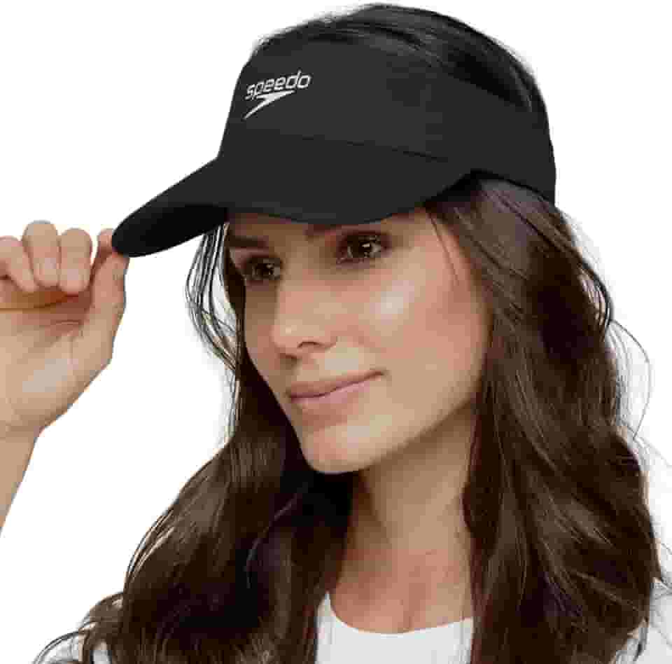 Viseira Feminina Sport Regulável, Preto, Único