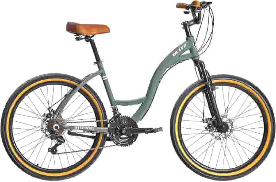Bicicleta BLITZ Aro 26 Comodo Alumínio Urbana SH 21v Freio á Disco