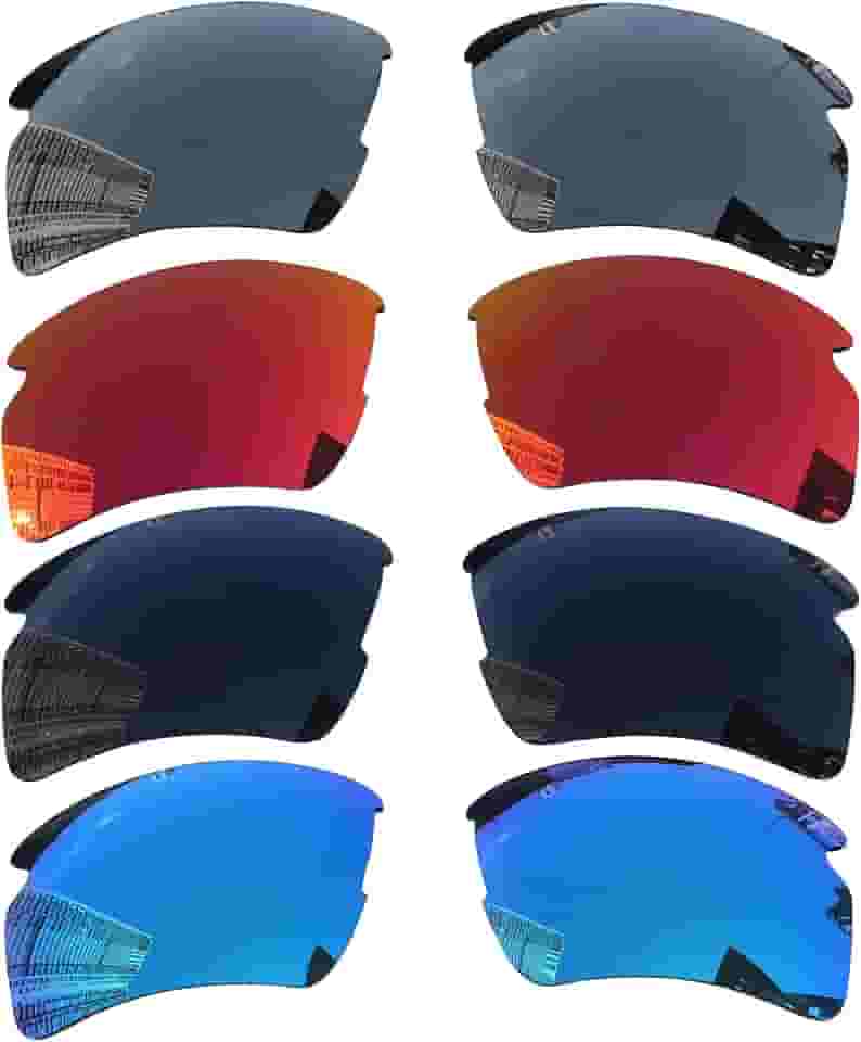 4 pares de lentes polarizadas de substituição para óculos de sol Oakley Flak 2.0 XL OO9188, à prova de estilhaçamento, antiarranhões, pacote econômico