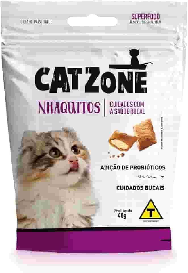 CAT ZONE PETISCOS NHAQUITOS - 40g