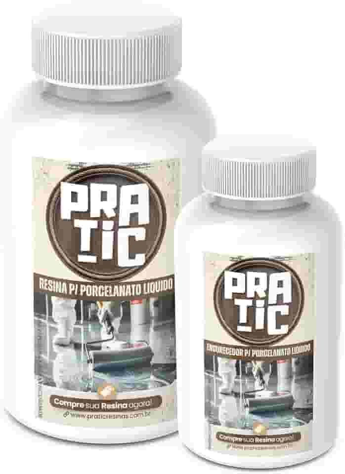 Resina Epoxi Porcelanato Liquido Transparente Pratic 1 Kg