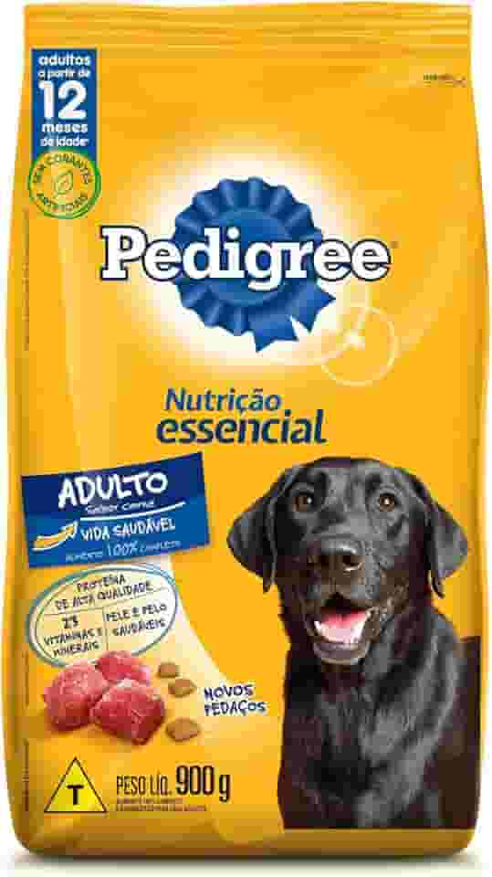 Ração Pedigree Nutrição Essencial Carne Para Cães Adultos 900 g