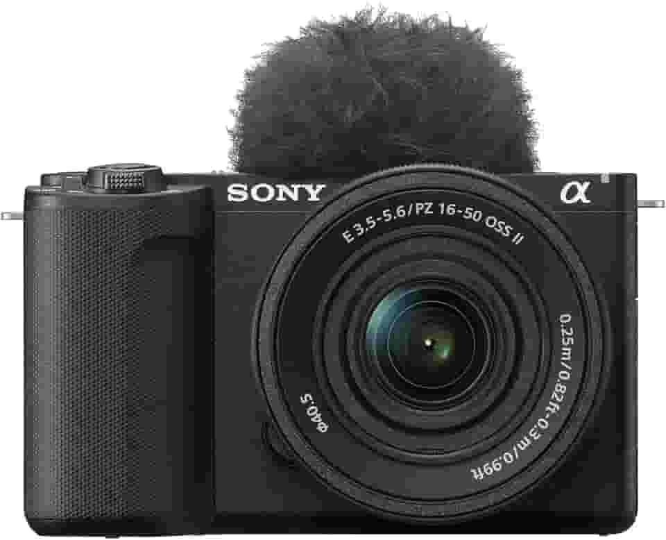 Sony Alpha ZV-E10 II K | Câmera de vídeo com lente intercambiável sem espelho APS-C com kit de zoom de potência de 16-50 mm f/3,5-5,6