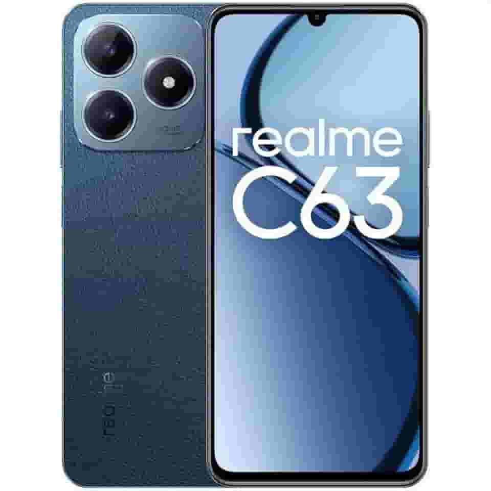 Celular Realme C63 256gb Dual Sim 8gb Smartphone Original Azul