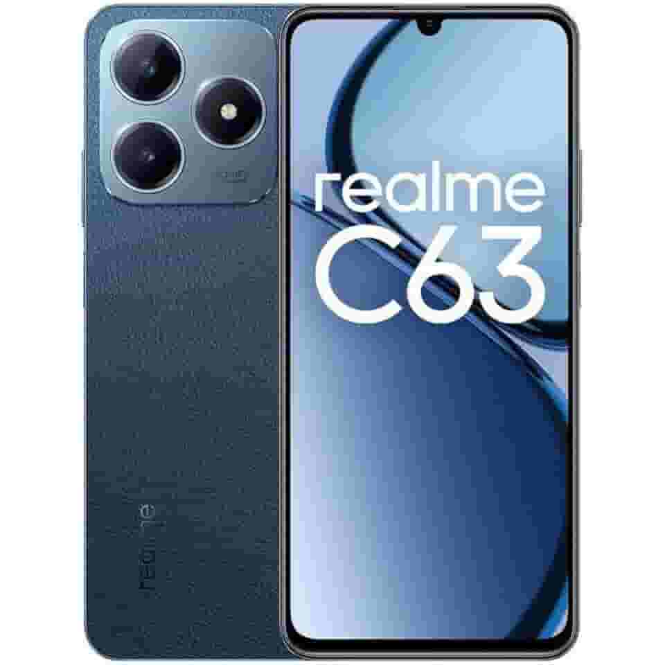 Celular Realme C63 256gb Dual Sim 8gb Smartphone Original Azul