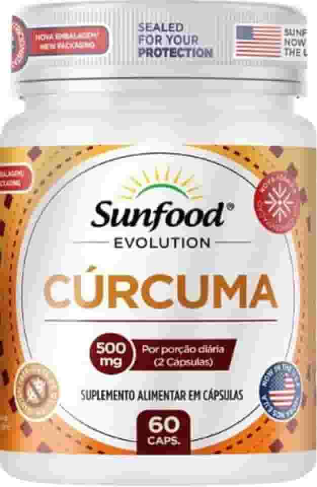 Cúrcuma SUNFOOD EVOLUTION 60 Cápsulas