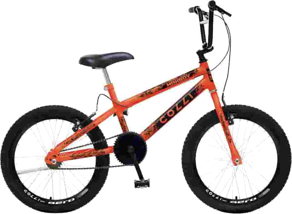 Colli Bike, Bicicleta Max Boy CROSS, Aro 20 S/M 36 Raias, Freios V-Brake Nylon, Descanso Lateral, Aro 20, Roda Livre 1V 18D, Guidão Cross/BMX