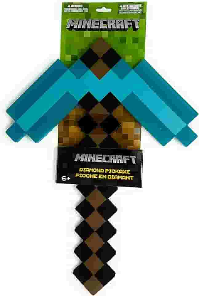 ThinkGeek Minecraft (Main Craft) Foam Diamond Pickaxe Form Diamond Pikkuakusu [Parallel Import Goods]