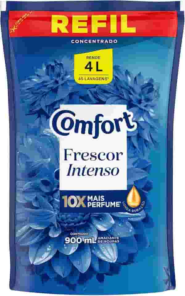 Comfort Amaciante Concentrado Frescor Intenso 900 Ml Refil