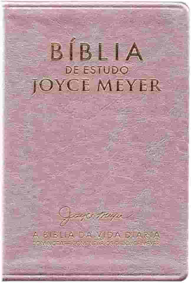 BÍBLIA DE ESTUDO JOYCE MEYER | NVI | LETRA MÉDIA | CAPA ROSA