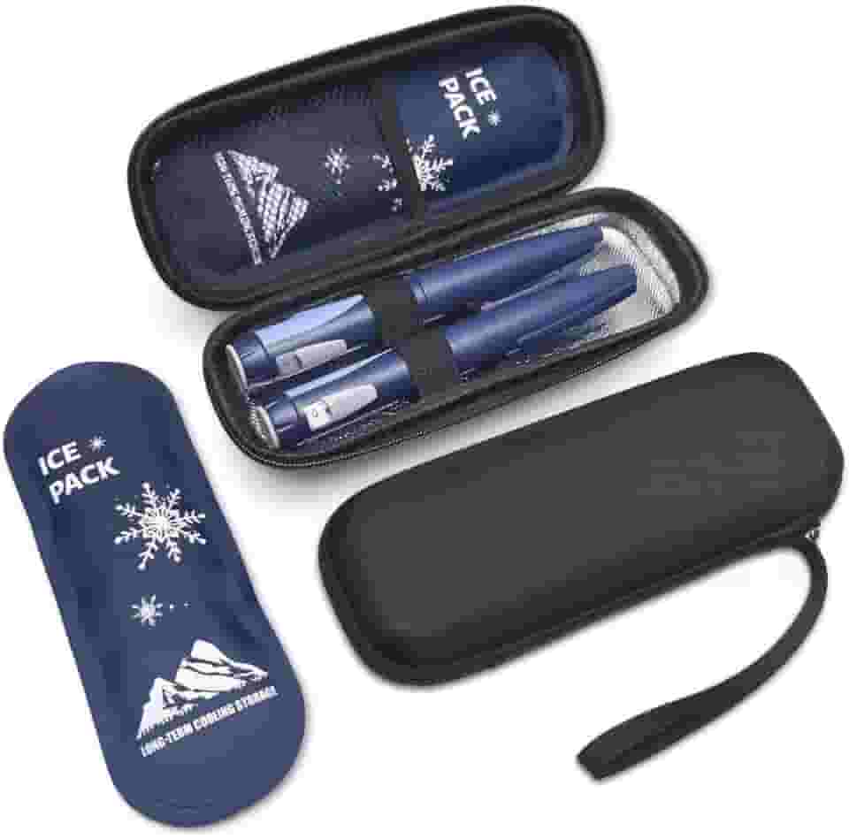 Estojo Térmico Gelo Reutilizável Medicamento Portátil Viagem