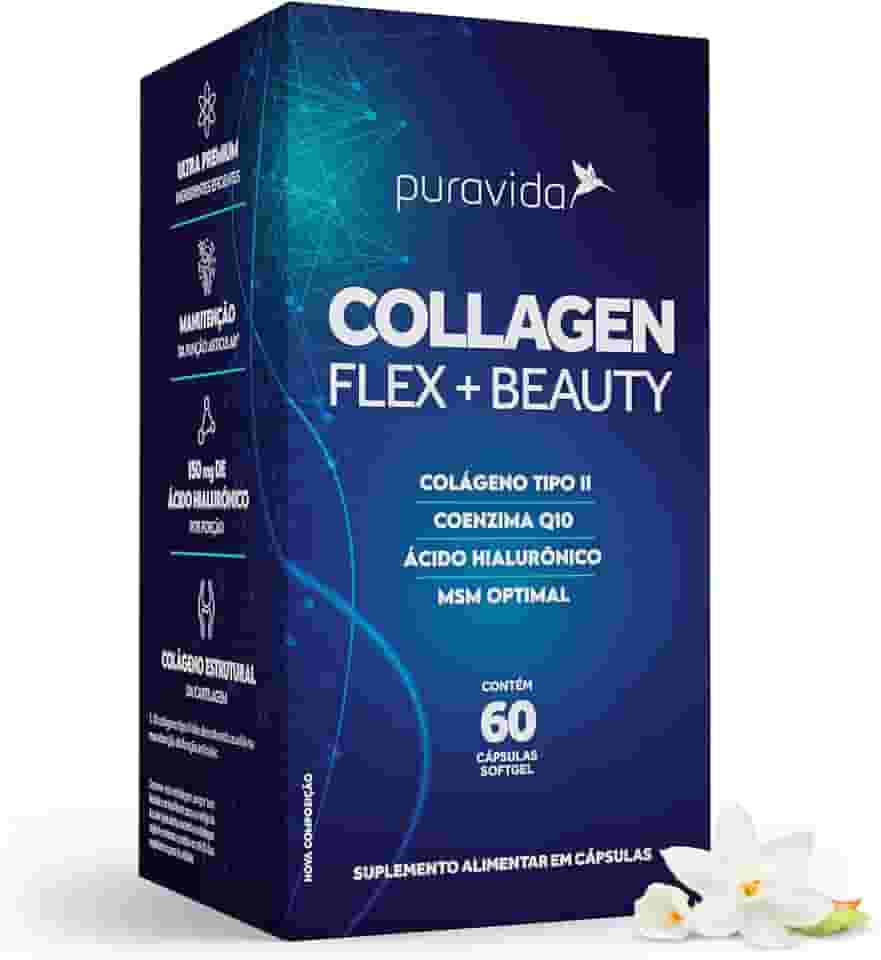 Puravida Suplemento alimentar Collagen Flex Beauty 60 cápsulas