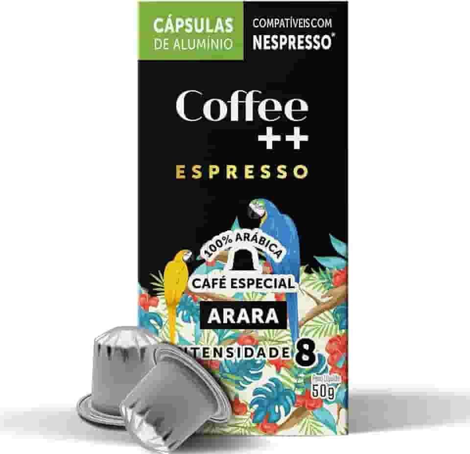 Coffee Mais │Café Super Especial ARARA em Cápsulas│Compatíveis com a máquina Nespresso|100% Arábica │ Torra Média │Caixa 10 unidades