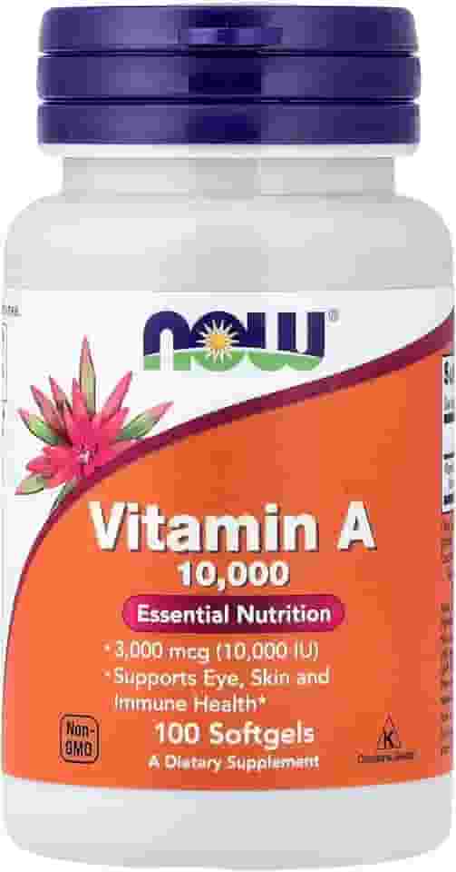 Vitamina A 10.000 IU - 100 Softgel - Now Foods