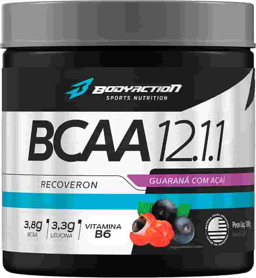 Bcaa 12.1.1 Recoveron (100g) Sabor Guaraná com açaí Bodyaction