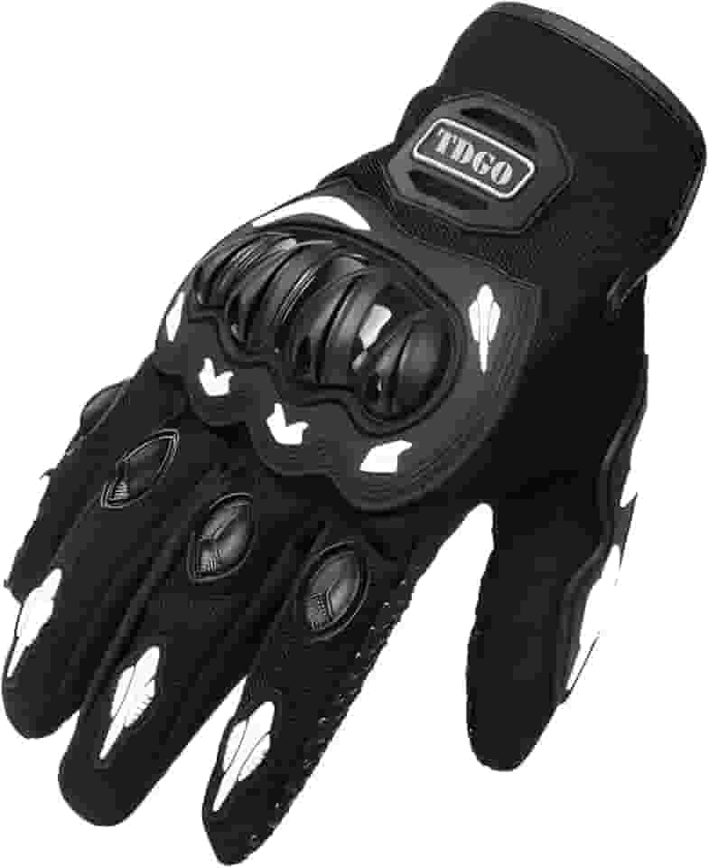 Luva Para Motoboy Com Proteção Carbono – Tecido Resistente, Fecho Ajustável, Preta G