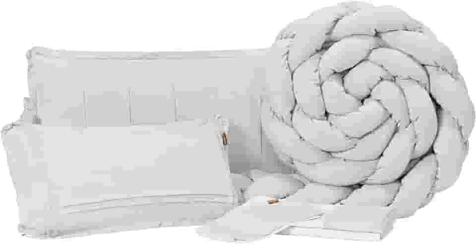 Kit Berco Slim Linho Bege Mescla 06 Peças