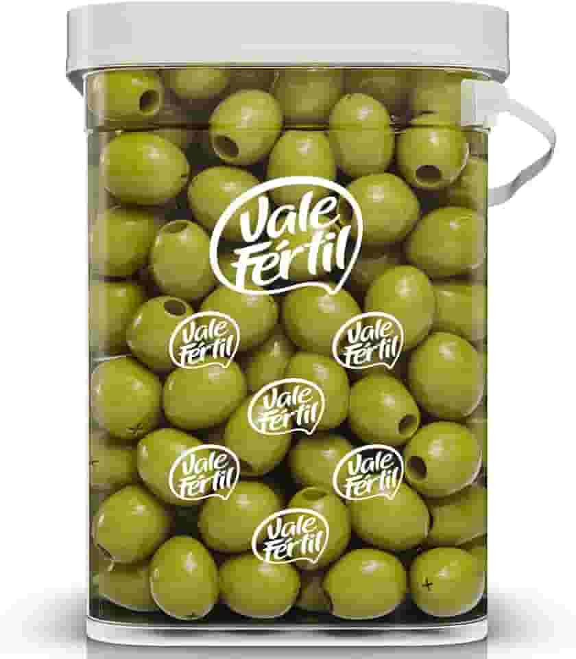 Vale Fértil Azeitona Verde Em Conserva Sem Caroço Balde 1 8Kg