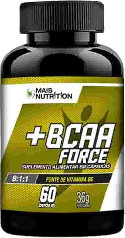 BCAA Force 8:1:1 60 capsulas Mais Nutrition Aminoacido